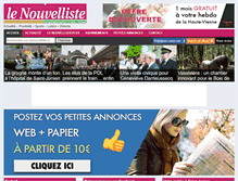 Tablet Screenshot of lenouvelliste.fr